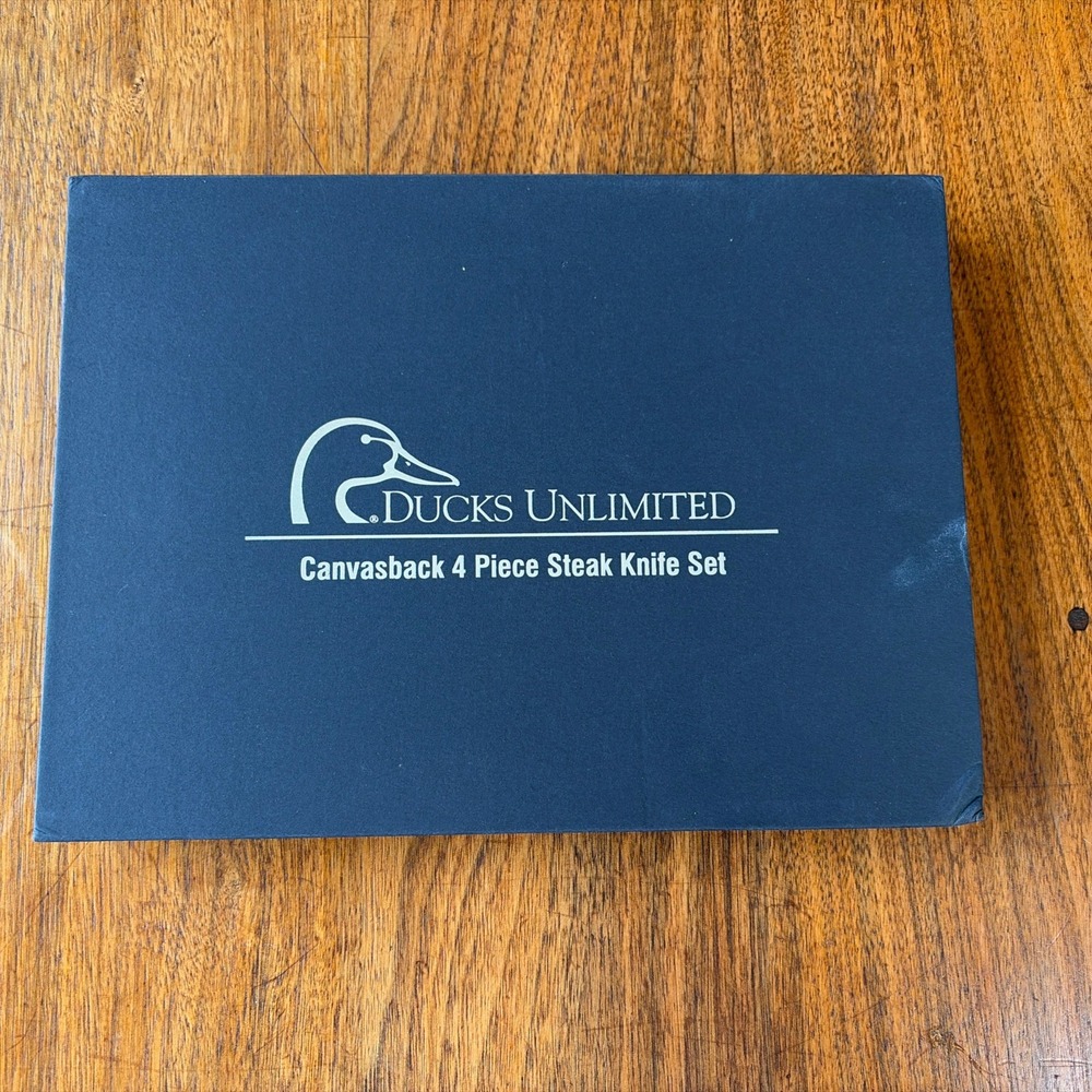 Ducks Unlimited Canvasback 4 Piece Steak Knife Set
